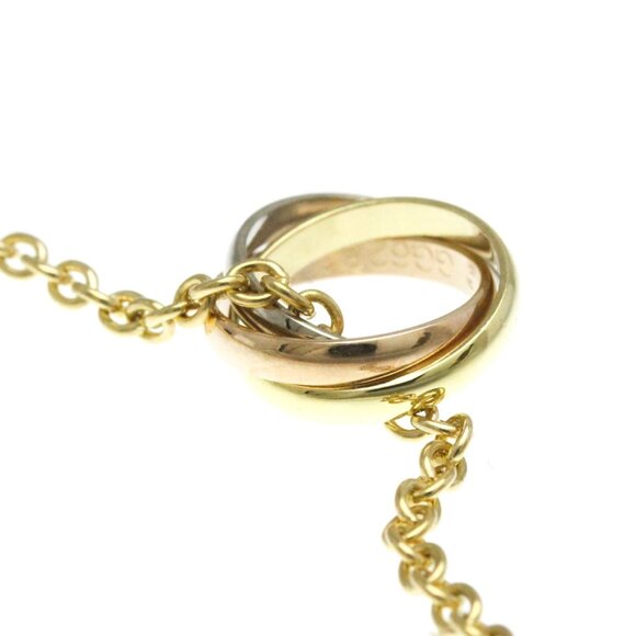 CARTIER 18k Yellow Gold Trinity Necklace - Picture 13 of 14